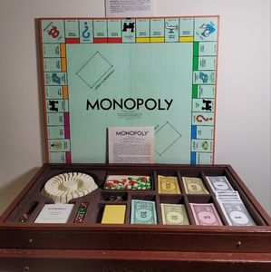 Vintage Leather Monopoly Game Special Edition (1974)